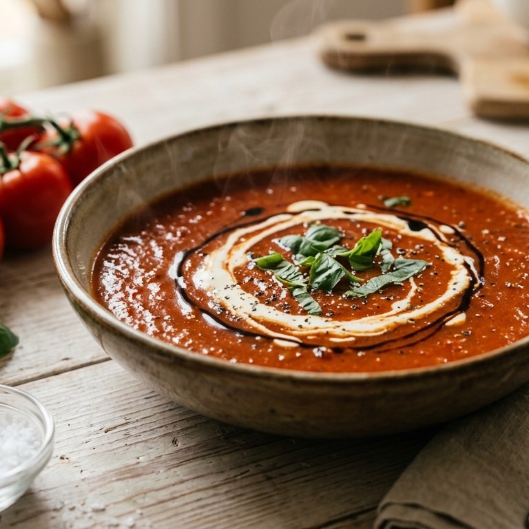 Kruidige tomatensoep