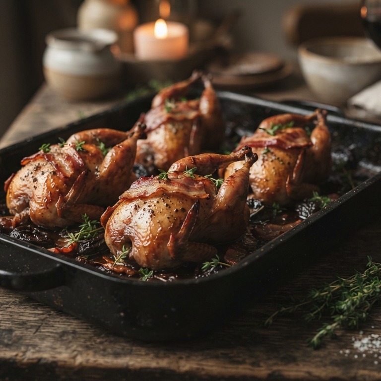 Kwartels uit de oven