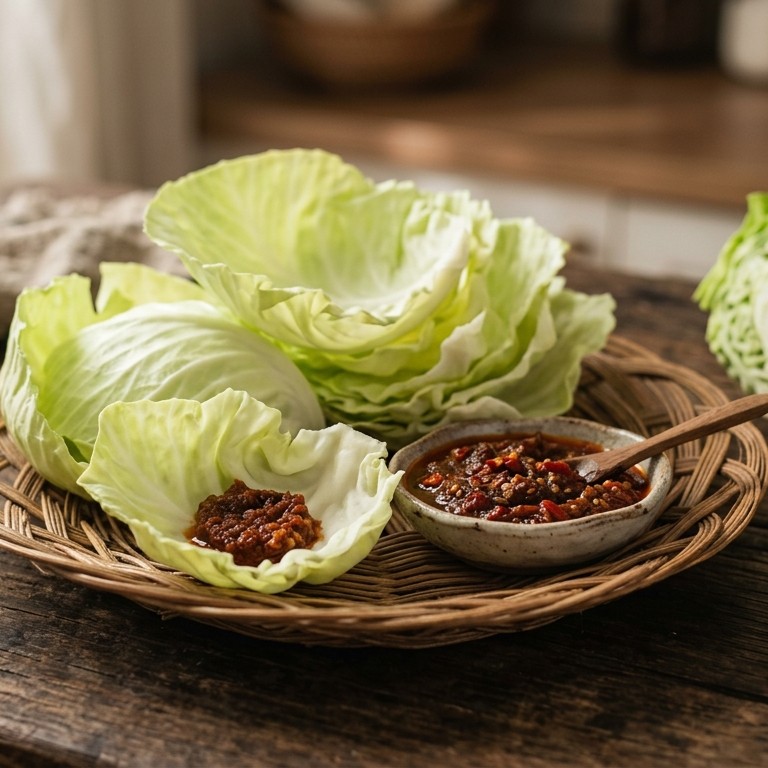 Lalab (groente gerecht van koolbladeren)