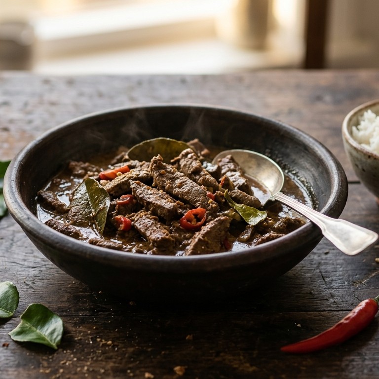 Lampang loemboek (lever met gekruide saus)