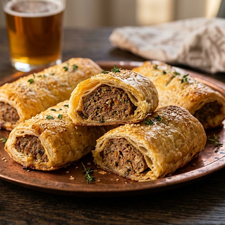 Lams-saucijzenbroodjes