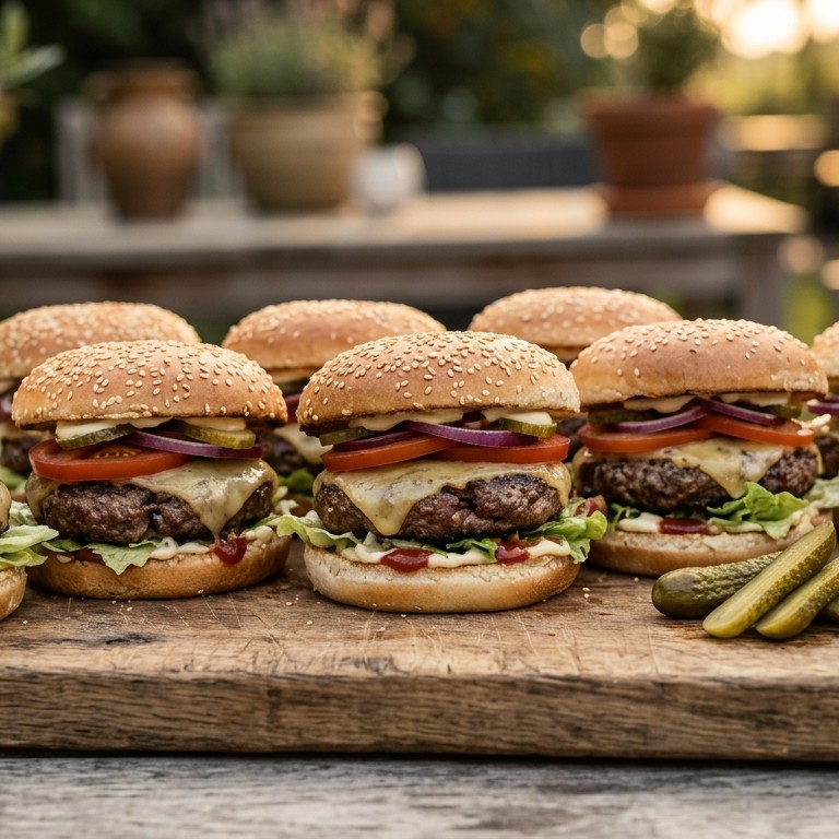 Largeburger voor buffet