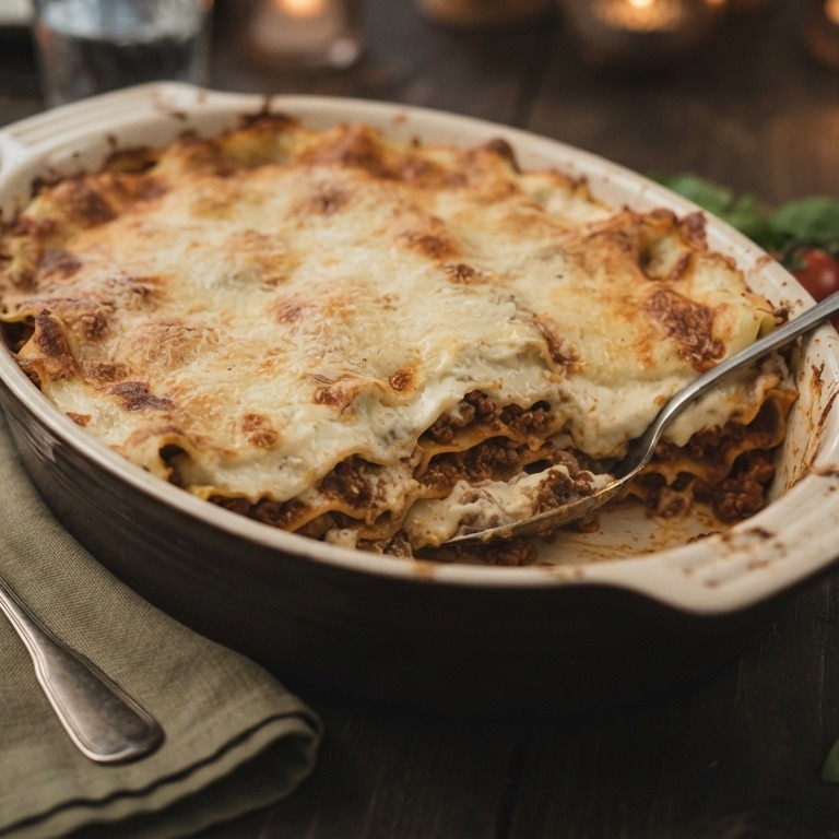 Lasagne met monchou