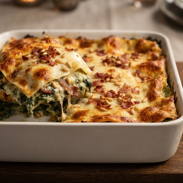Lasagne met spinazie