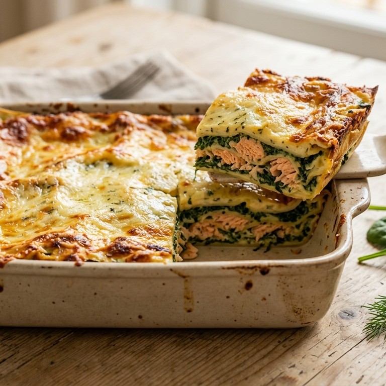 Lasagne met zalm