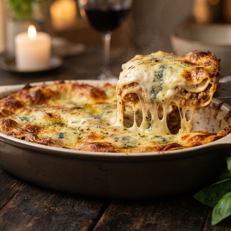 Lasagne quattro formaggi
