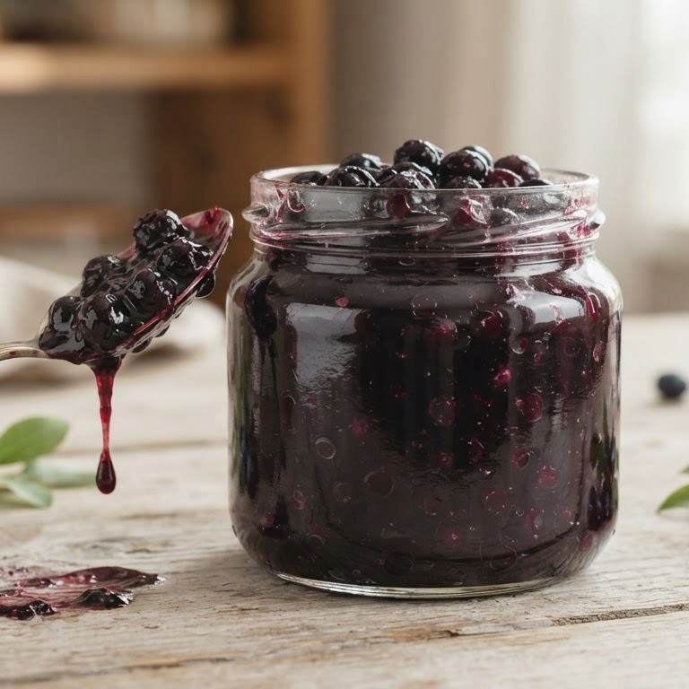 Lekker bosbessenjam