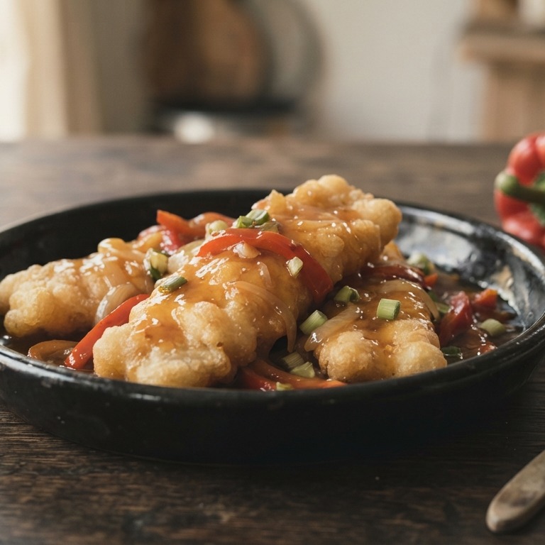 Lekkerbekjes met zoetzure saus
