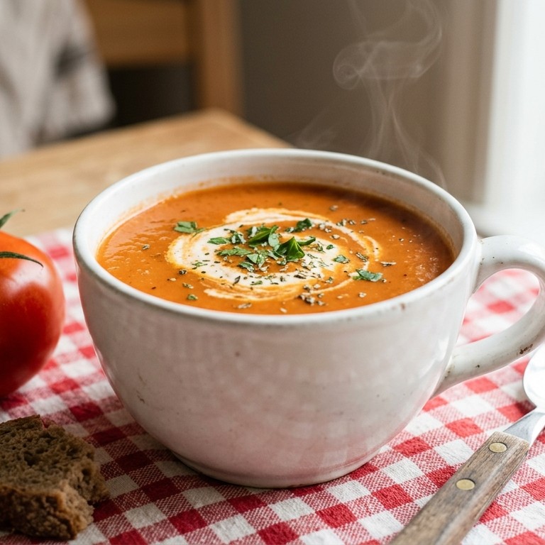 Lekkere en goedkope tomatensoep
