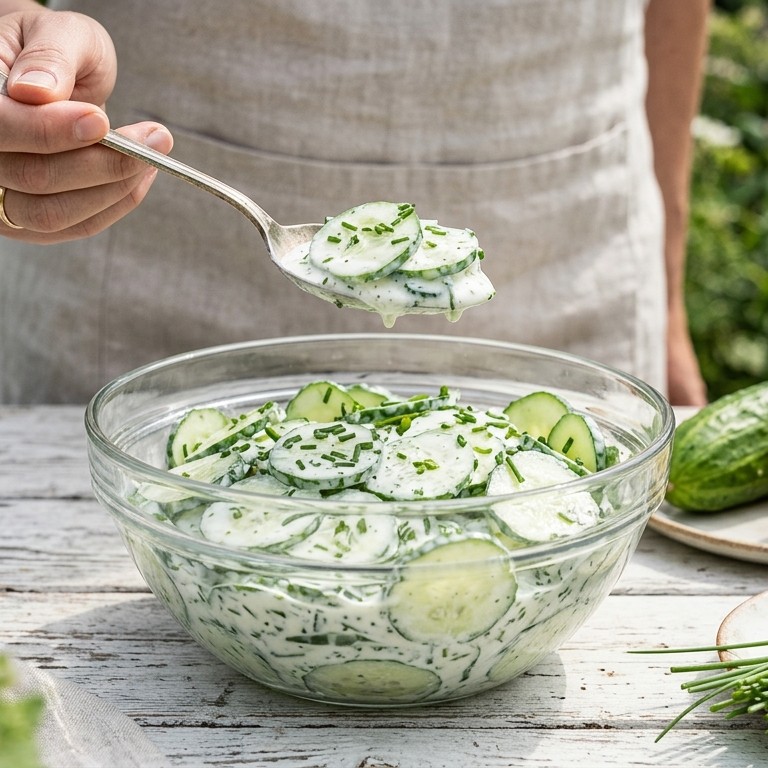 Lekkere komkommersalade