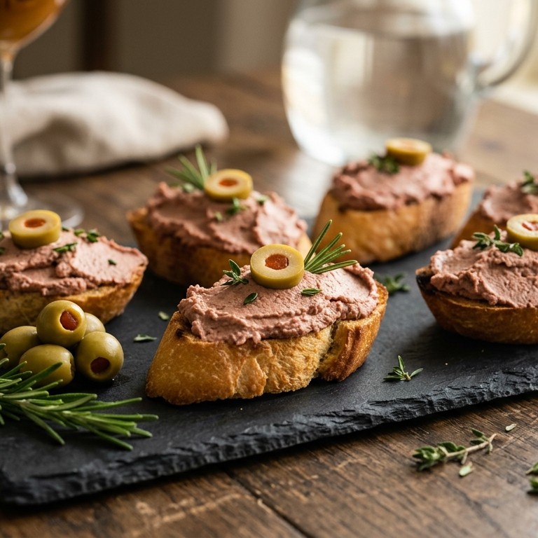 Leverpaté op toast