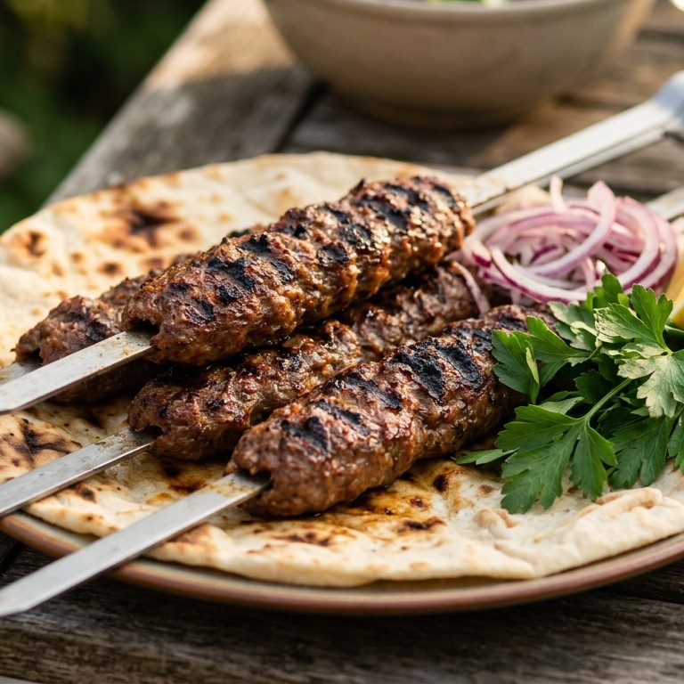 Lichtpikante kebab