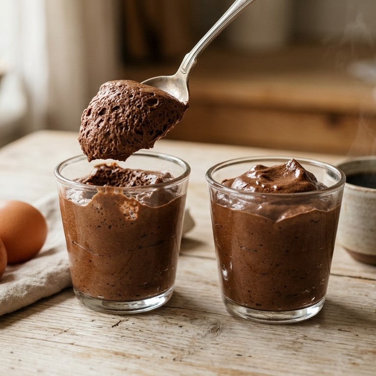 Lijnvriendelijke chocomousse