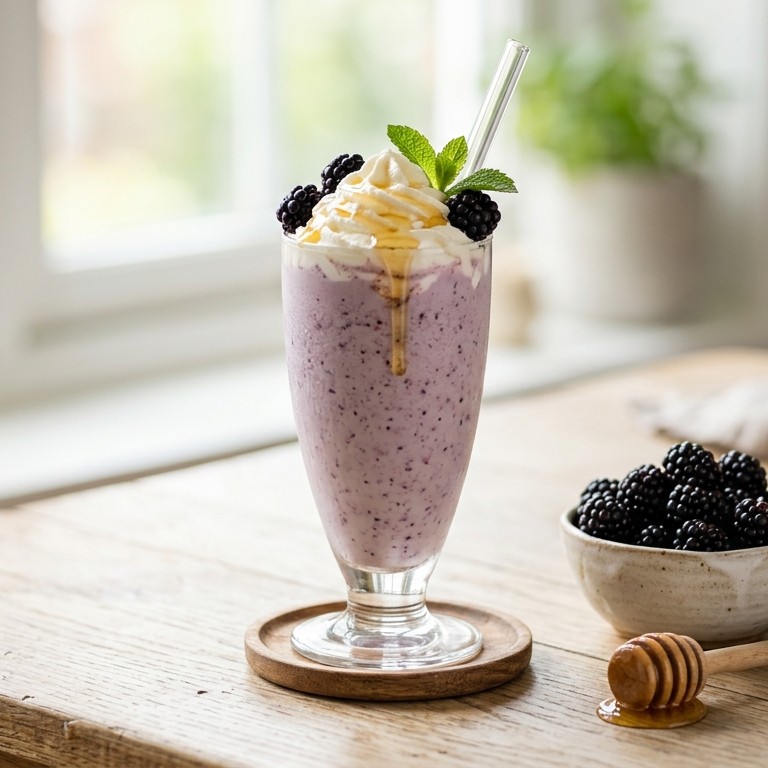 Lila milk-shake