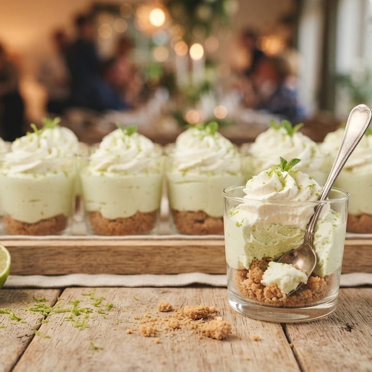 Limoenmousse voor buffet