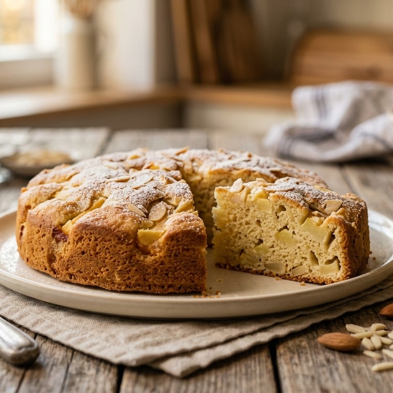 Luchtige appelcake