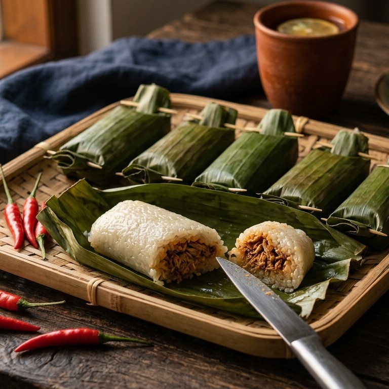 Lumper Ikan Tongkol (rijstrolletjes met tonijn)
