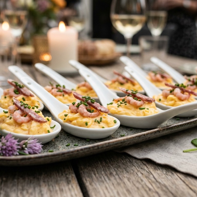 Luxe roerei voor buffet