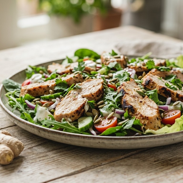 Maaltijdsalade met kalkoen