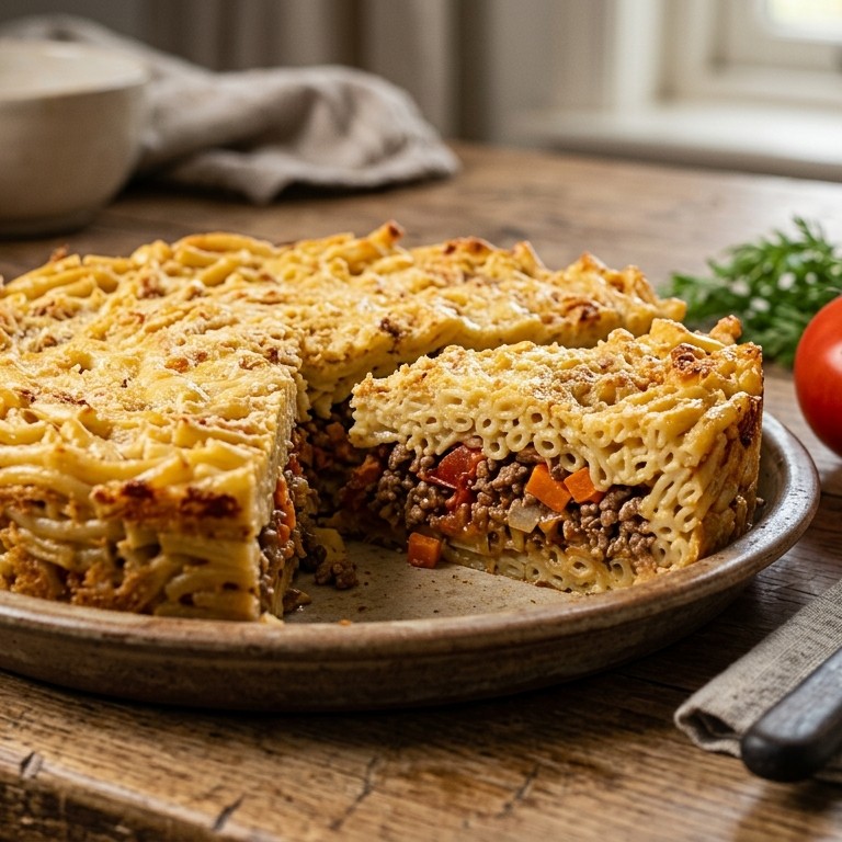 Macaroni-gehakttaart