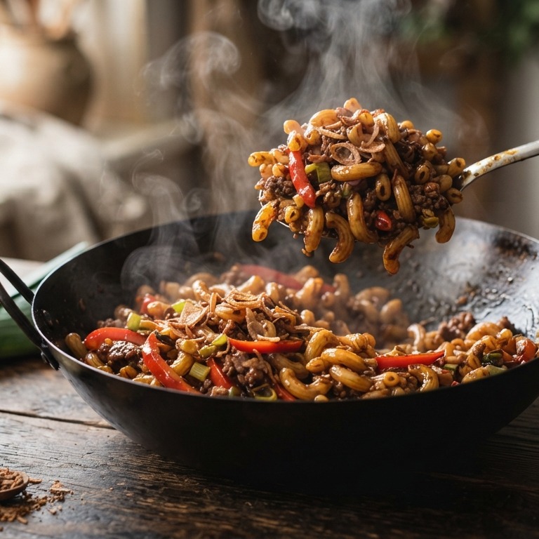 Macaroni  met nasikruiden