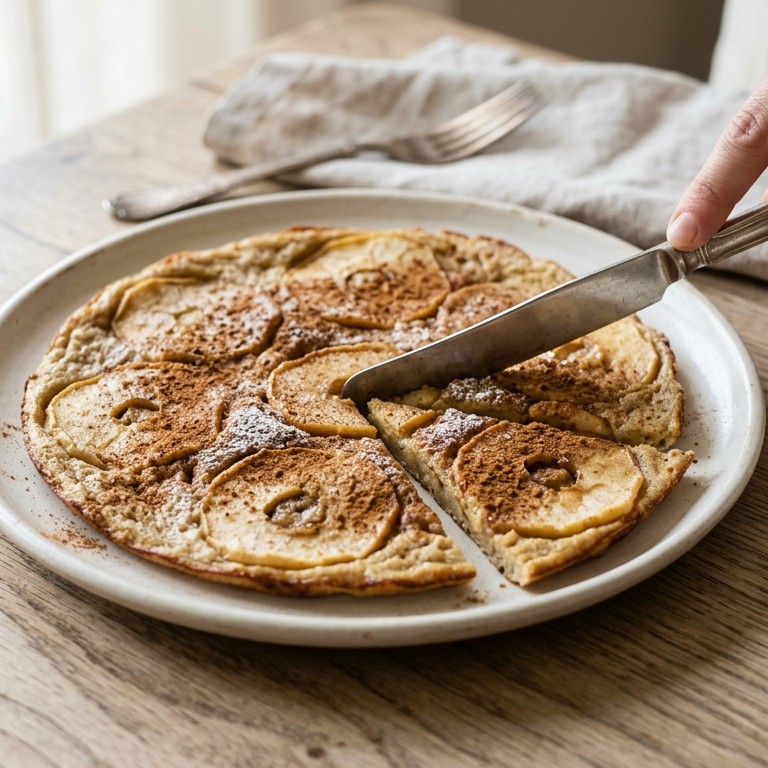 Magere appelpannenkoek