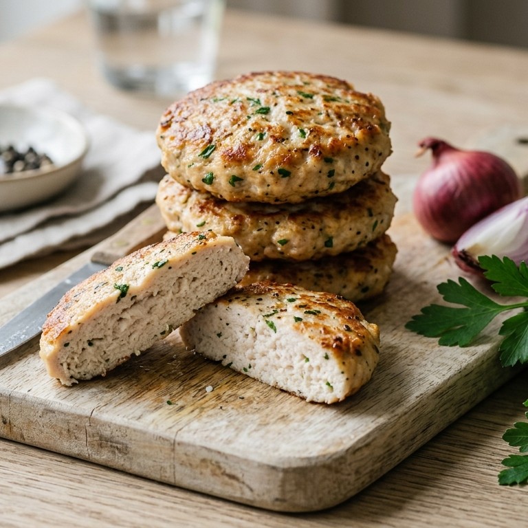 Magere kippenhamburgers