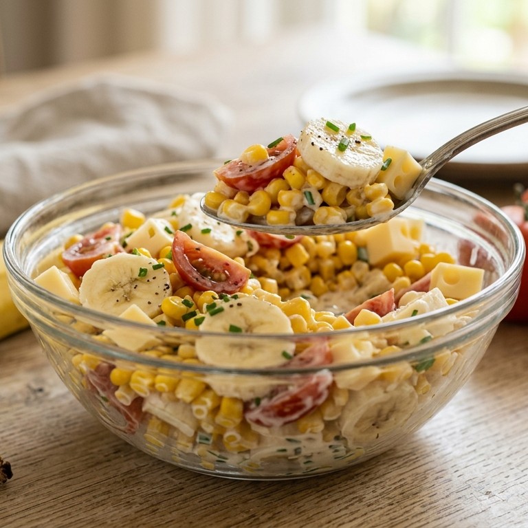 Mais banaan salade