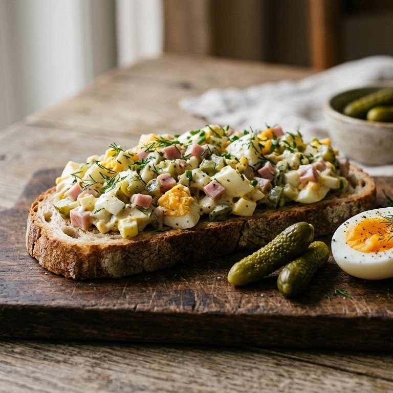 Makkelijke eiersalade