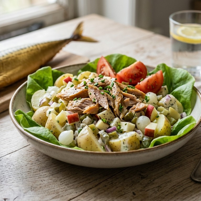 Makreel-aardappelsalade