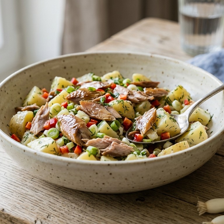 Makreel aardappelsalade