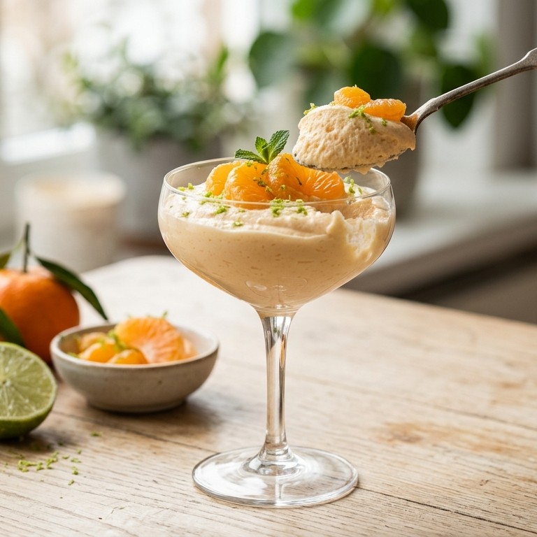 Mandarijnen mousse