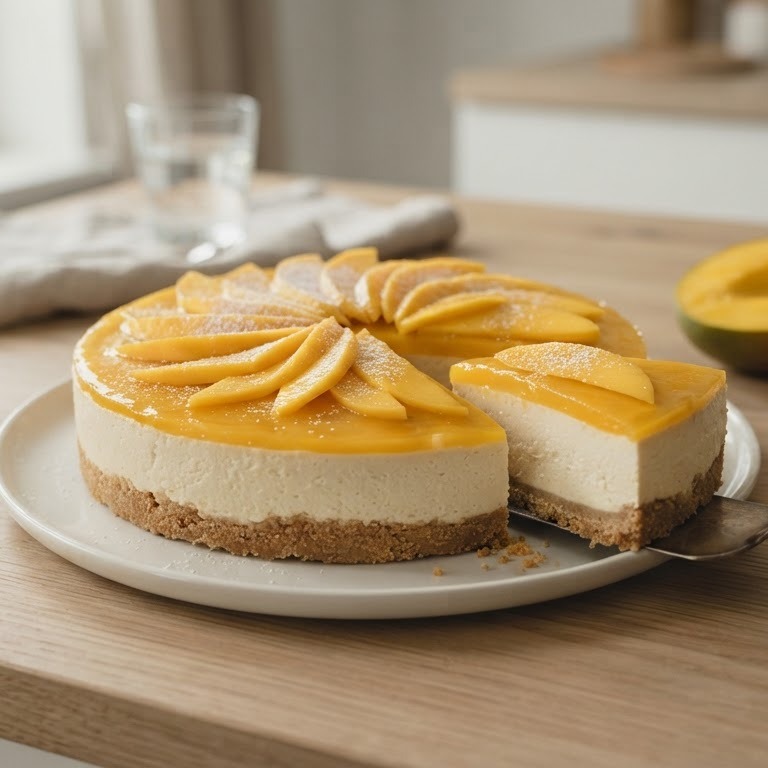 Mango Kwarktaart