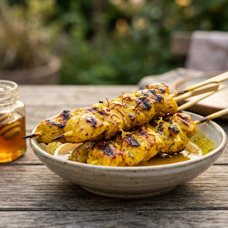 Marinade van saffraan