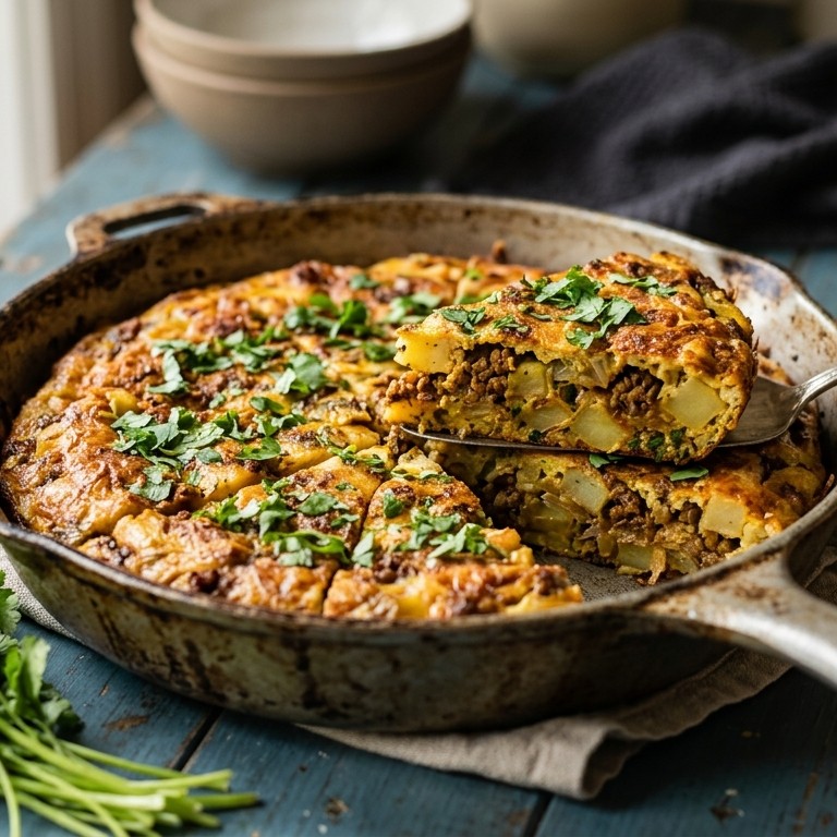 Marokkaanse aardappeltortilla