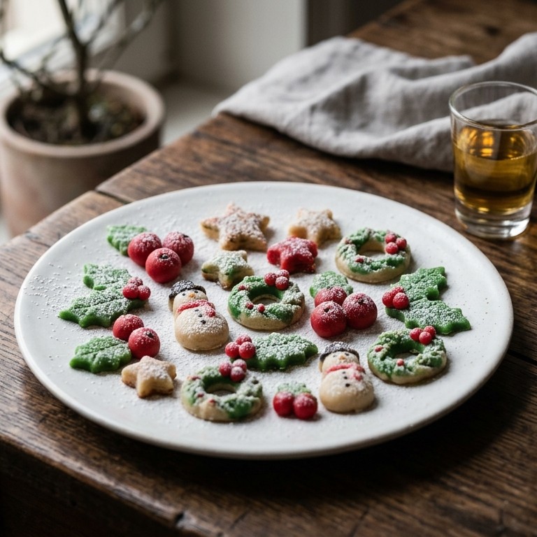 Marsepeinbonbons Kerst