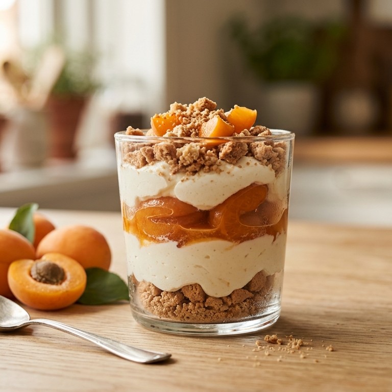 Mascarponecrème met abrikozen