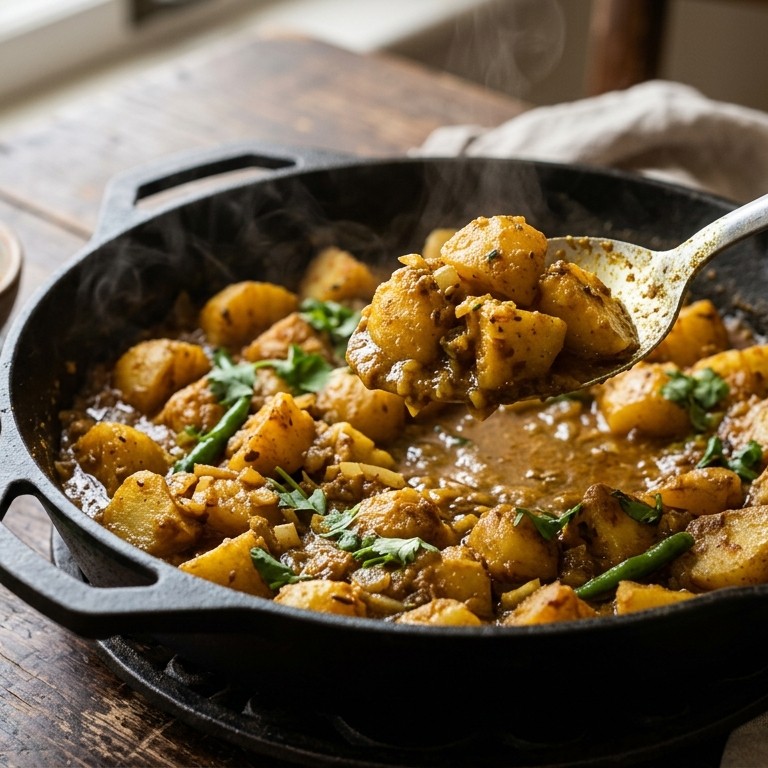 Massala aardappelen