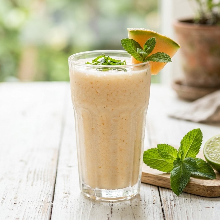 Meloen-yoghurtshake