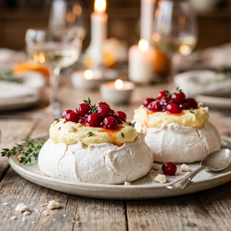 Meringues met citroenroom