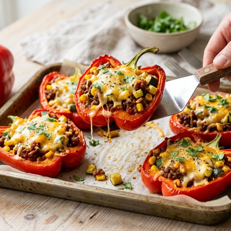 Mexicaanse gevulde paprika