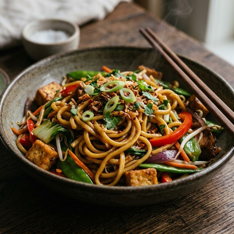 Mie met ketjapsaus