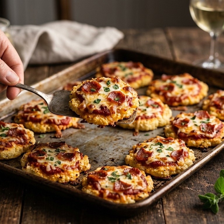 Mini bloemkool Pizza bites