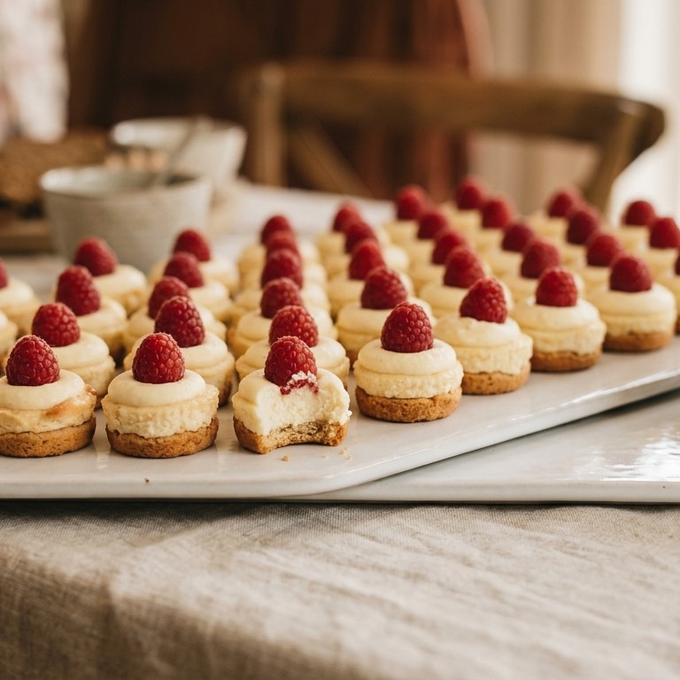 Mini-kwarkgebakjes voor buffet