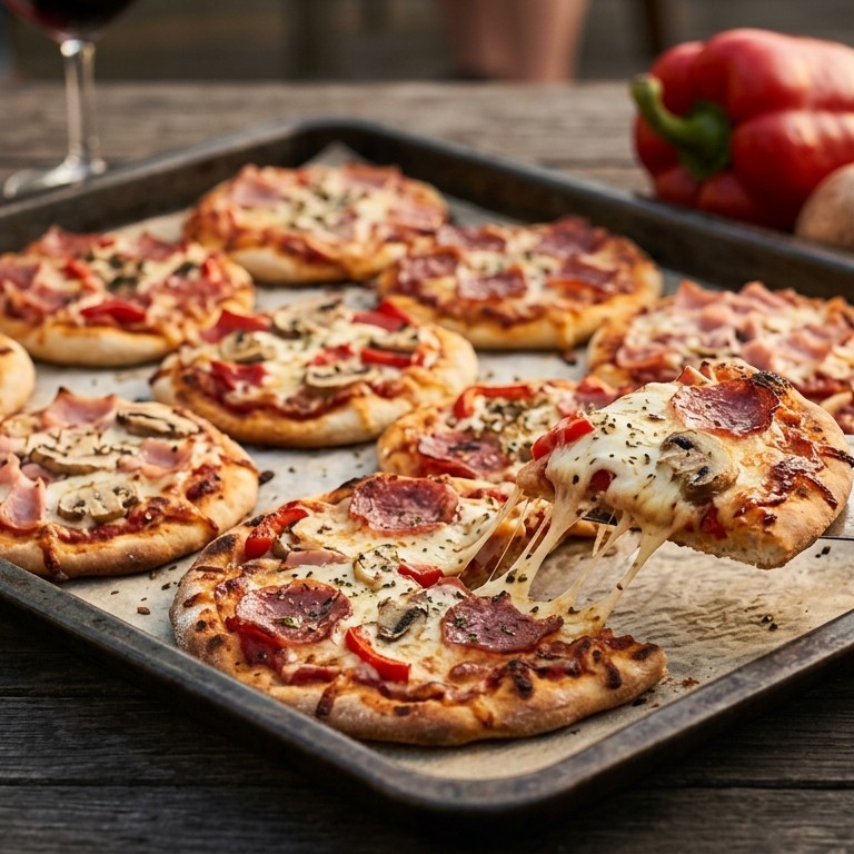 Mini mix pizza