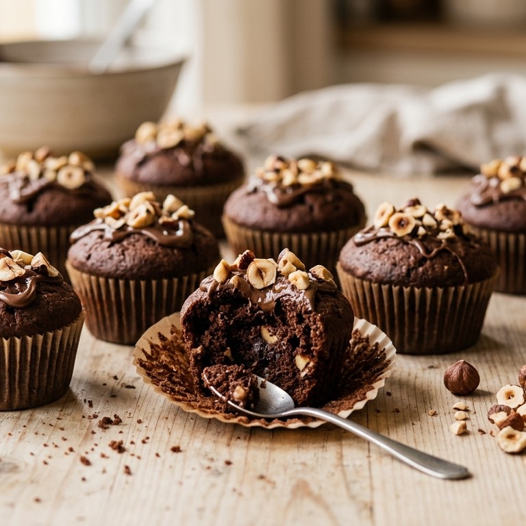 Mini nutella cakejes