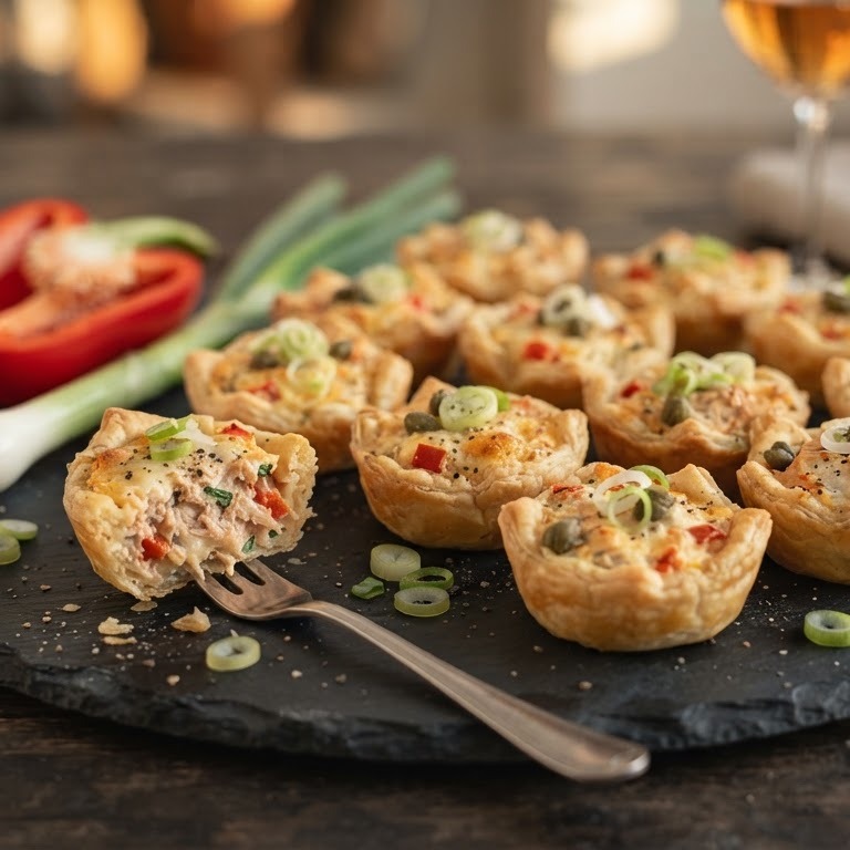 Mini tonijntaartjes