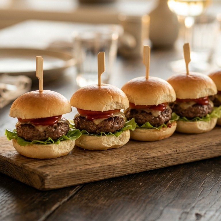 Minibroodjes hamburger
