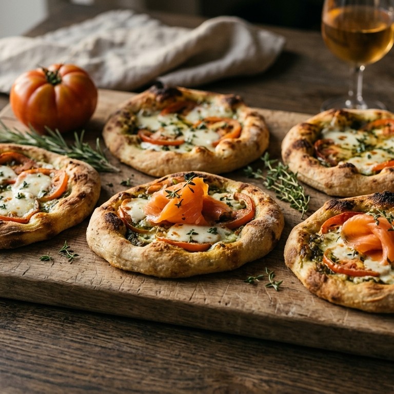 Minipizaatjes "rustico"