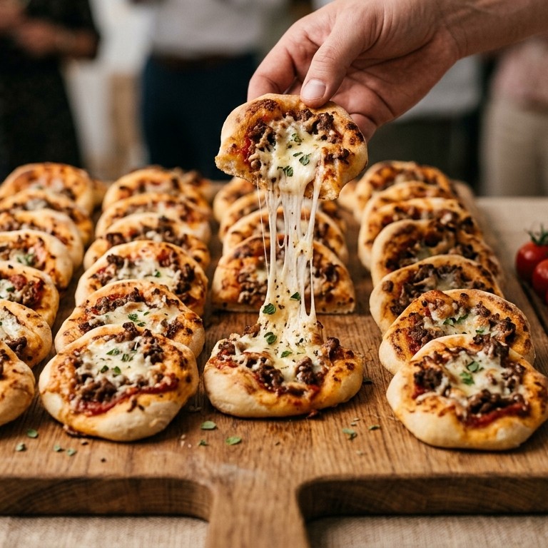 Minipizza voor buffet